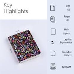 Factor Notes Night Bloom A6 Sketch Book 120GSM 128 Pgs FN4018